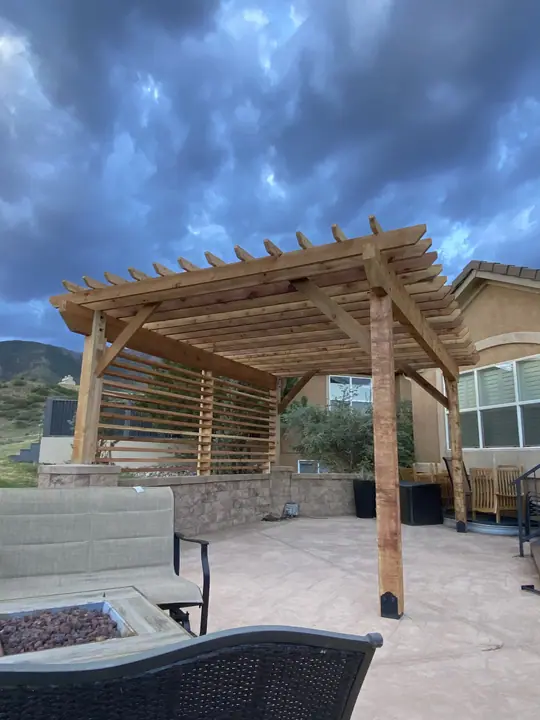 More of our pergolas.